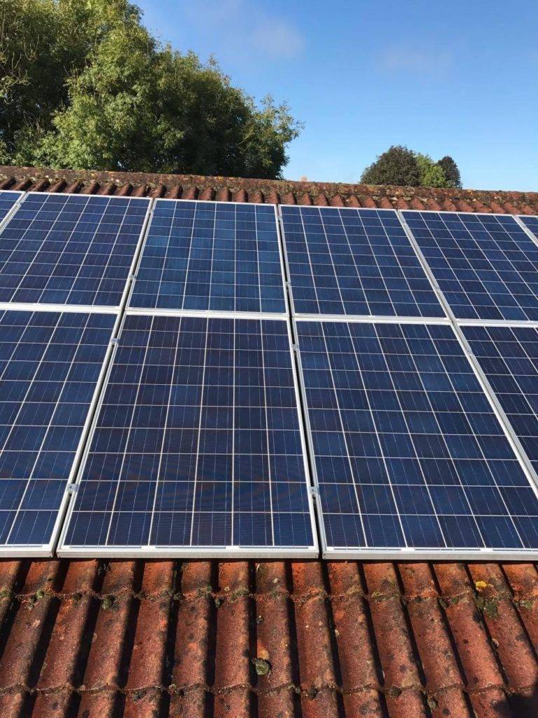 Cleaning solar panels